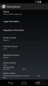 Galaxy S5 update Android 4.4.3