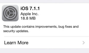 iPhone update iOS7.1.1