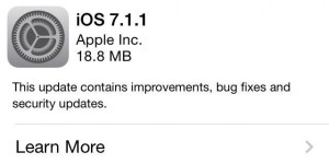 iPad update iOS7.1.1