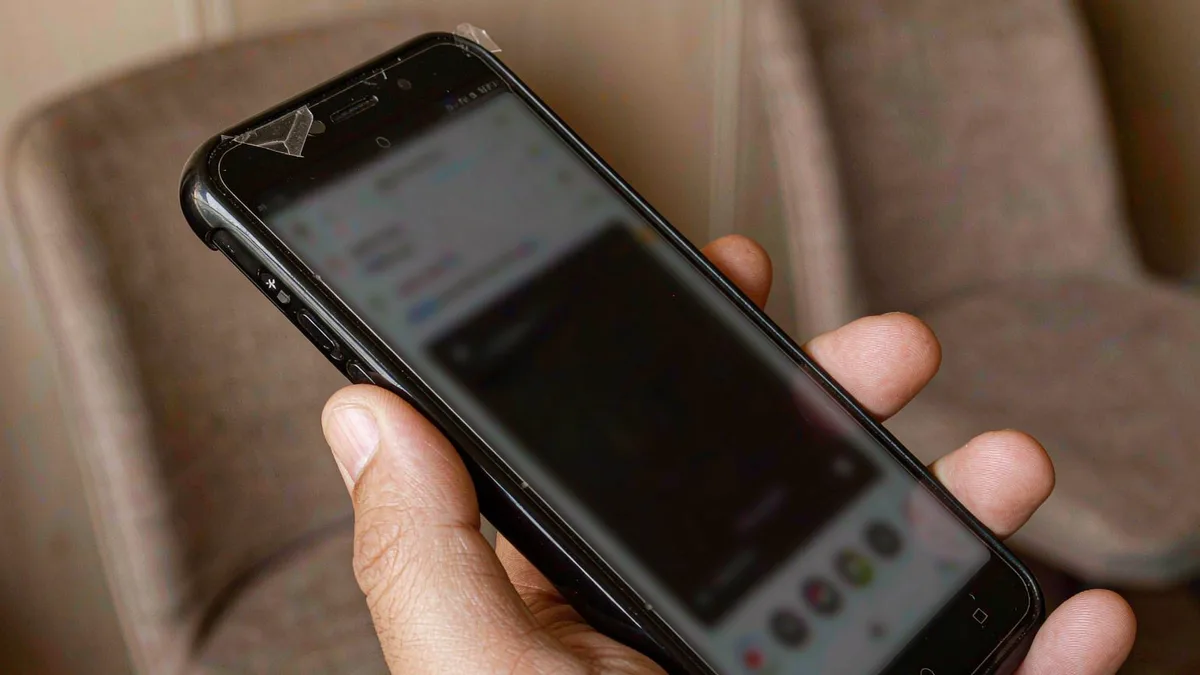 A phone showing a general AI assistant app